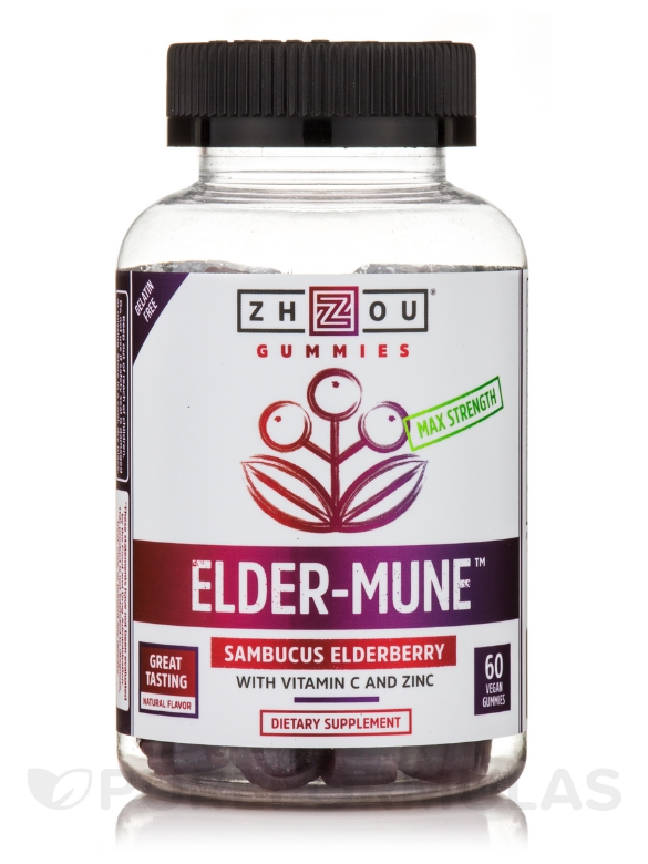 Elder-Mune™ Elderberry Gummies - 60 Vegan Gummies