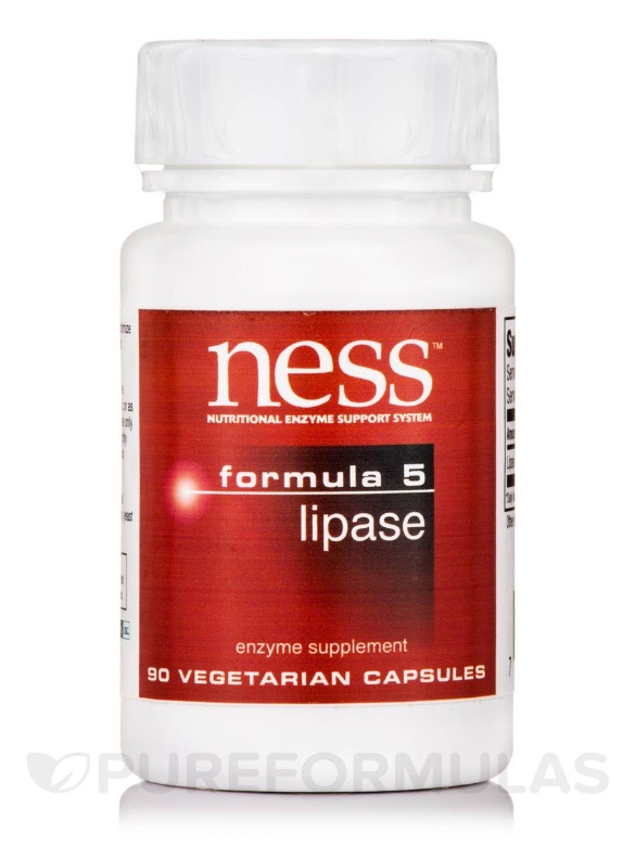 Lipase (Formula 5) - 90 Vegetarian Capsules