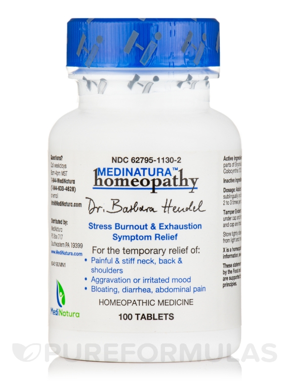 Stress Burnout & Exhaustion Symptom Relief - 100 Tablets