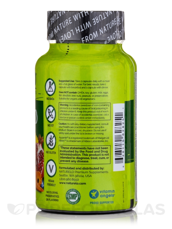 Whole Food Multivitamin for Teens - 60 Vegetarian Capsules - Alternate View 2