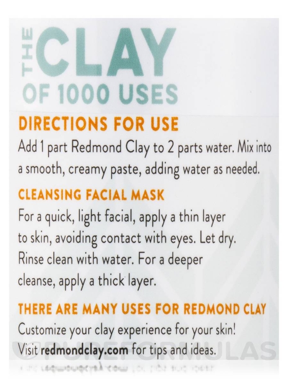 Redmond Clay™ Powder - Bentonite Clay - 10 oz (283 Grams) - Alternate View 4