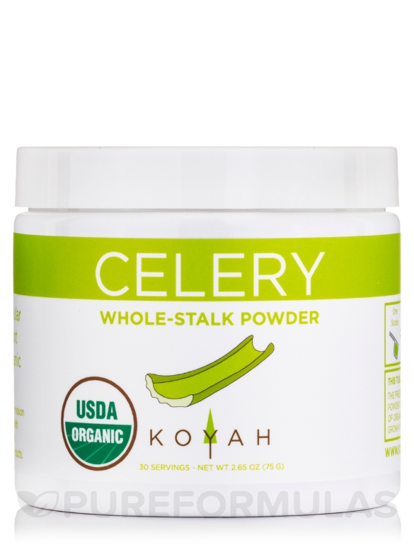 Organic Freeze-Dried Celery Powder - 2.65 oz (75 Grams)