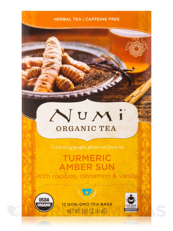 Turmeric Amber Sun Tea - 12 Tea Bags - Alternate View 2