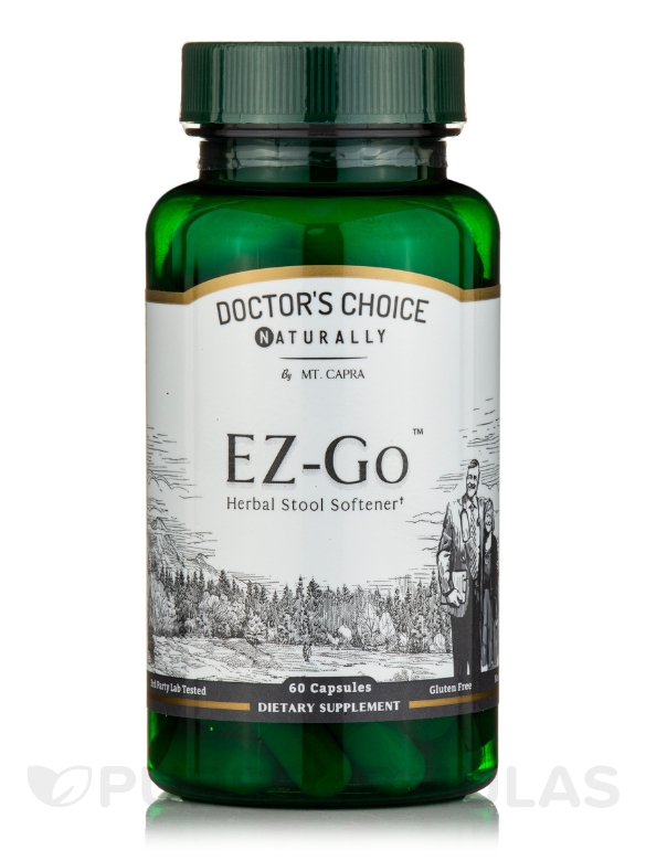 EZ-GO™ Herbal Stool Softener - 60 Capsules