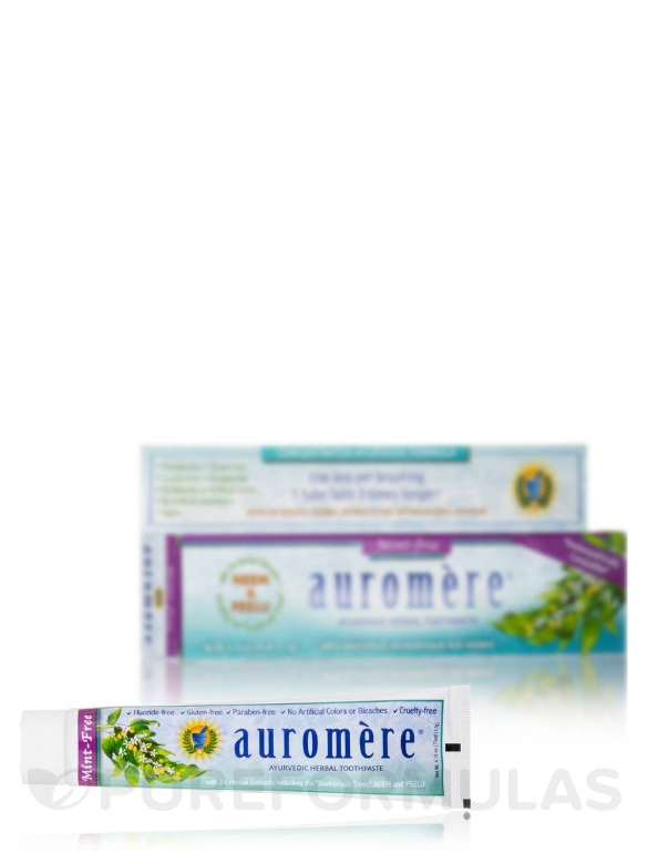 Ayurvedic Herbal Toothpaste - Pure Licorice Flavor (Mint Free) - 4.16 oz (75 ml / 117 Grams)