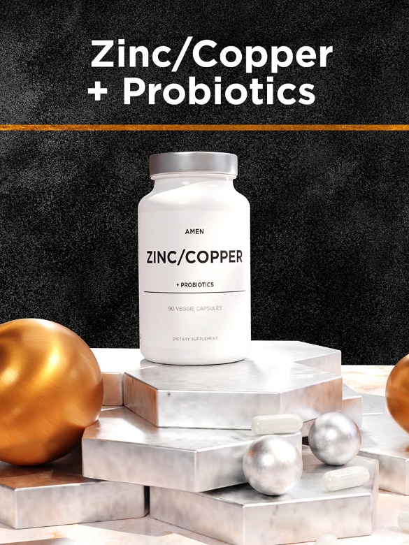 Zinc/Copper with Probiotics - 90 Veggie Capsules - Alternate View 6