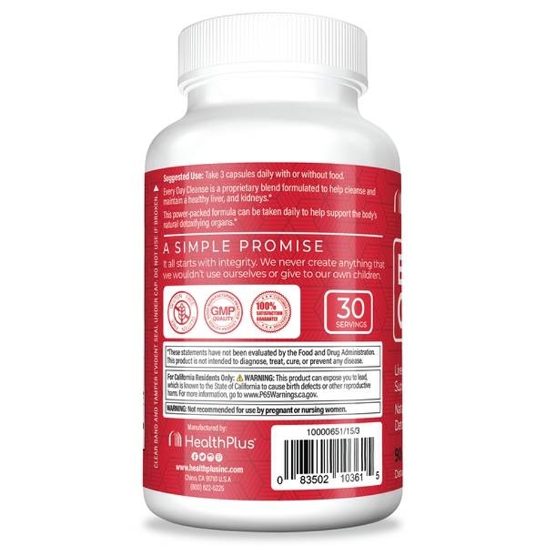 Every Day Cleanse™ - 90 Capsules - Alternate View 1