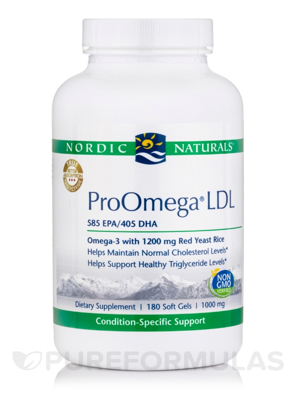 ProOmega® LDL 1000 mg - 180 Soft Gels