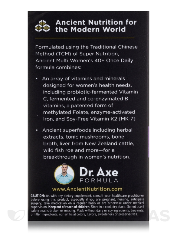 Ancient Multi Women's 40+ Once Daily - 30 Capsules - Alternate View 6