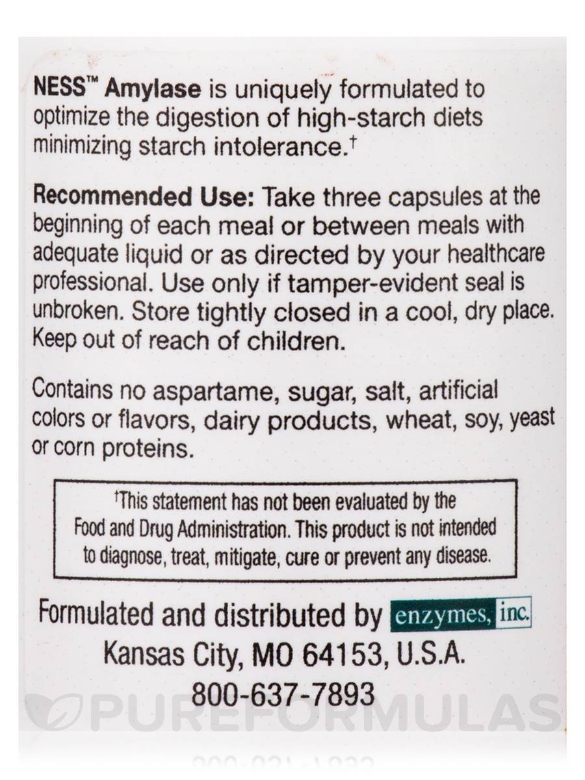 Amylase (Formula 3) - 90 Vegetarian Capsules - Alternate View 4