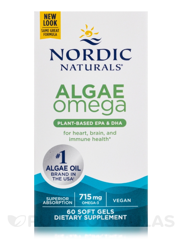 Algae Omega - 60 Soft Gels - Alternate View 3