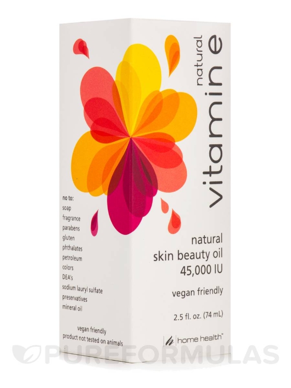 Natural Vitamin E Skin Beauty Oil 45000 IU - 2.5 fl. oz (74 ml)