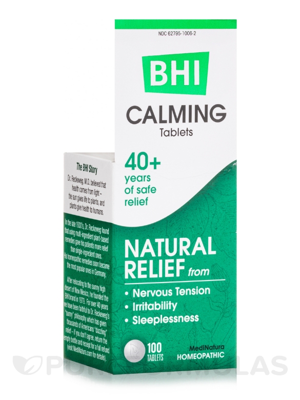 BHI Calming Tablets - 100 Tablets