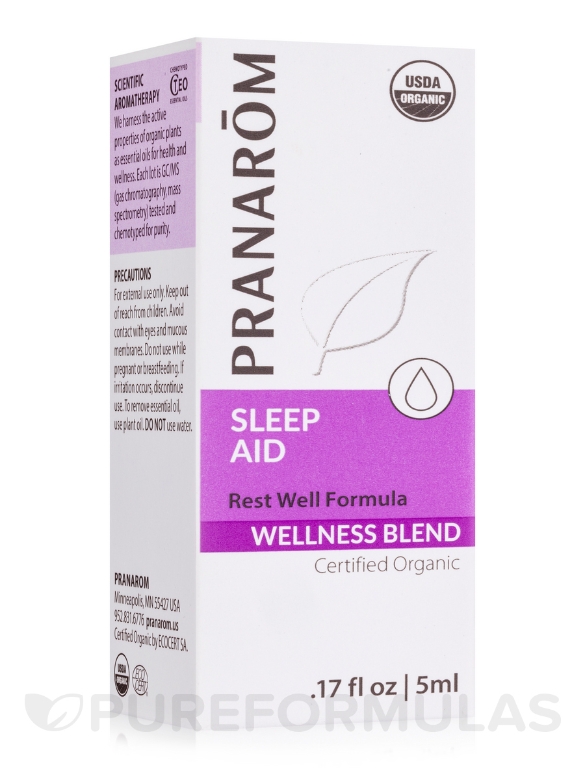 Wellness Blend - Organic Sleep Aid Essential Oil Blend - 0.17 fl. oz (5 ml)