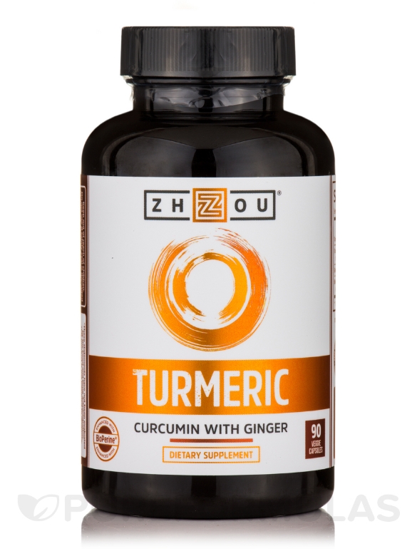 Turmeric Curcumin with Ginger - 90 Veggie Capsules