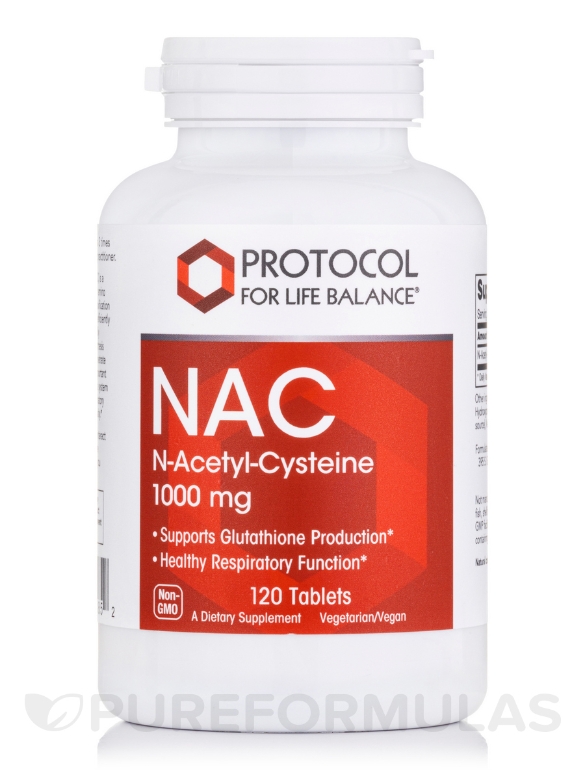 NAC (N-Acetyl-Cysteine) 1000 mg - 120 Tablets