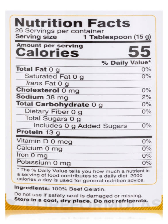  Unflavored - 14 oz (397 Grams) - Alternate View 1