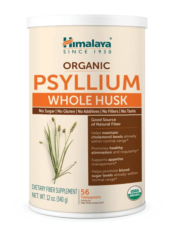 Organic Psyllium Whole Husk - 12 oz (340 Grams)