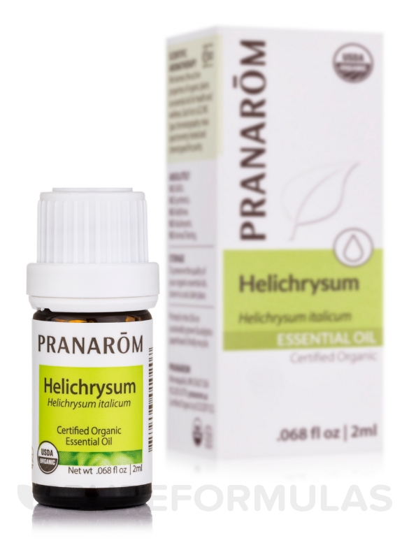 Organic Helichrysum Essential Oil - 0.068 fl. oz (2 ml) - Alternate View 1