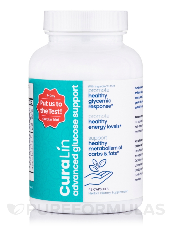 CuraLín Advanced Glucose Support - 42 Capsules