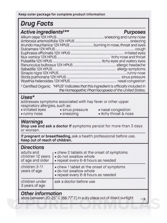  Acai Berry Flavor - 60 Chewable Tablets - Alternate View 2