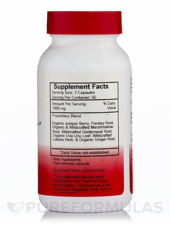 Kidney Formula - 100 Vegetarian Capsules - Alternate View 1