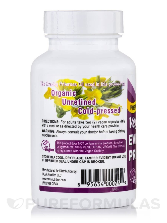 Vegan Evening Primrose Oil - 90 Vegan Capsules - Alternate View 2