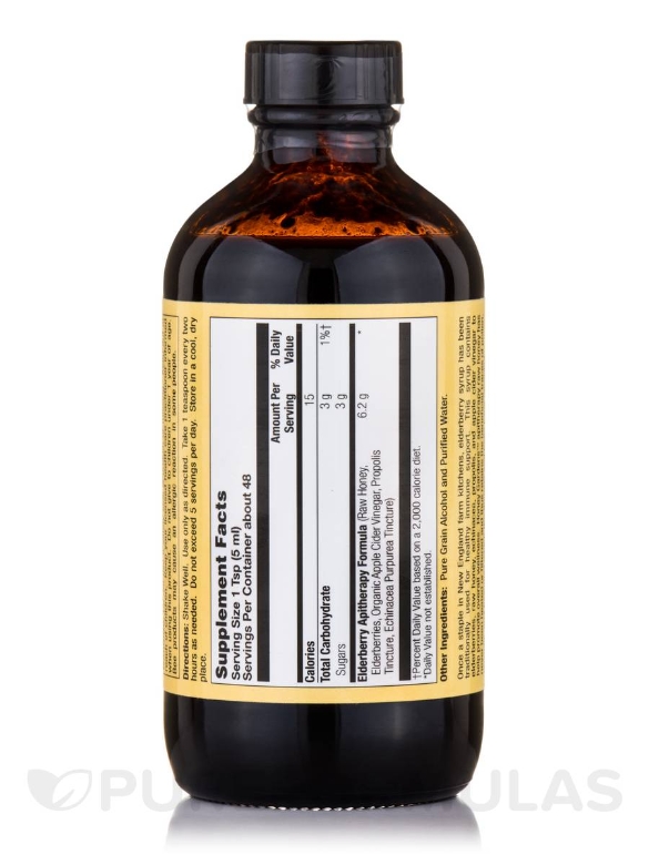 Elderberry Syrup - 8 fl. oz (240 ml) - Alternate View 2