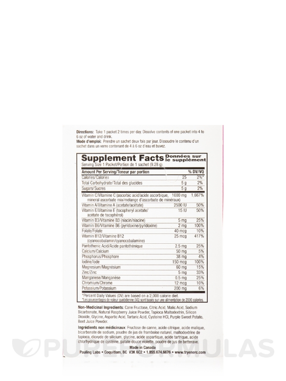 Ener-C Raspberry - 1 Box of 30 Packets - Alternate View 6