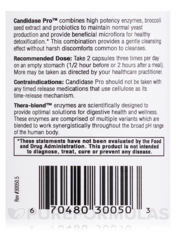 Candida Control™ - 84 Capsules - Alternate View 4