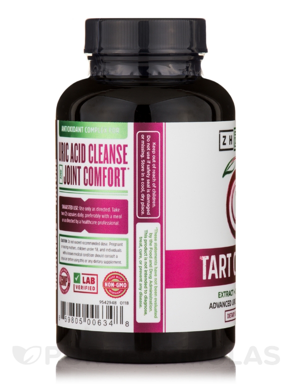 Tart Cherry Extract + Celery Seed - 60 Veggie Capsules - Alternate View 4