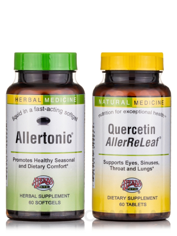 Allergy ReLeaf® System - 2 Bottles - 60 ct bottles (Allertonic® & Quercetin AllerReLeaf®) - Alternate View 2