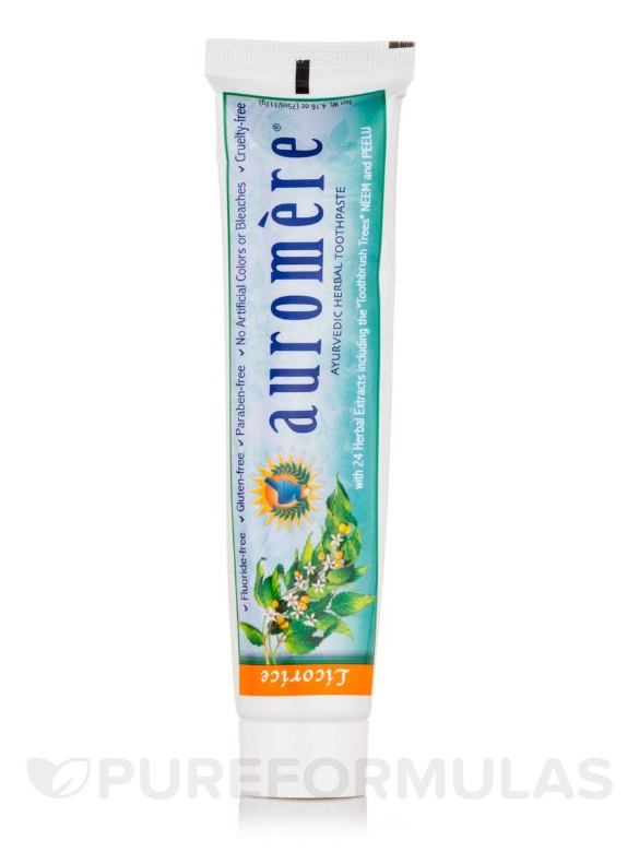 Ayurvedic Herbal Toothpaste - Licorice Minty Flavor - 4.16 oz (75 ml / 117 Grams) - Alternate View 5