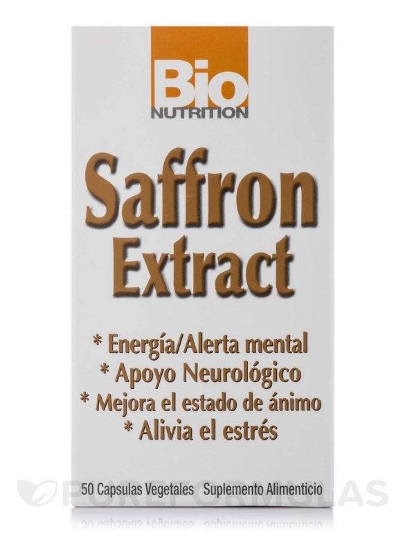 Saffron Extract - 50 Vegetarian Capsules - Alternate View 3