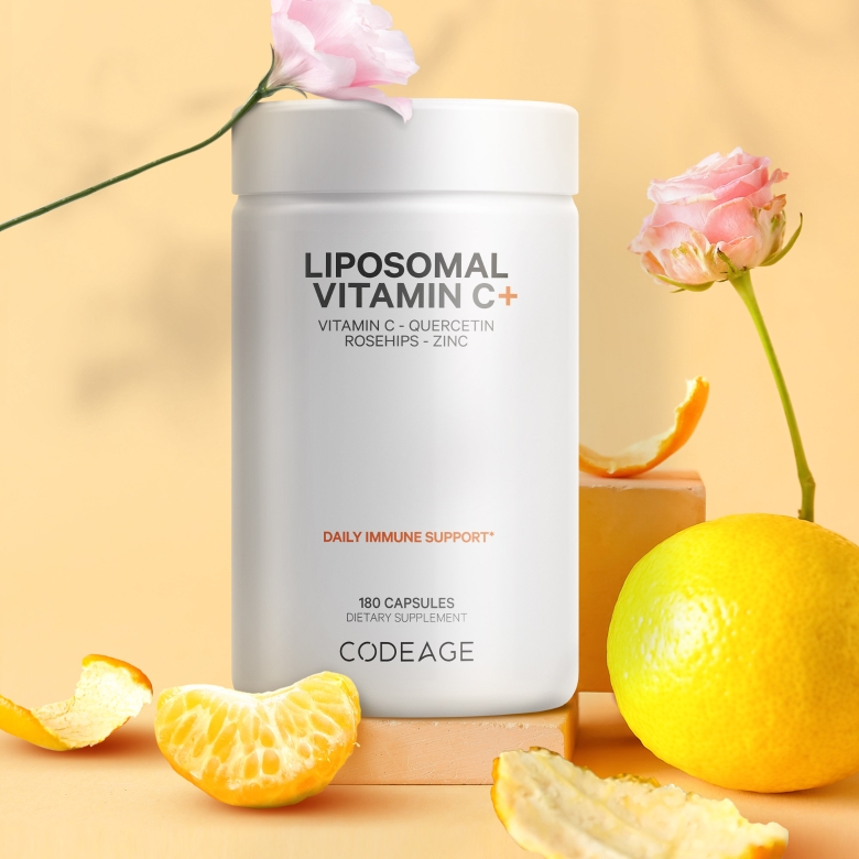 Codeage Liposomal Vitamin C 1500 mg + Zinc - Immune System Support Supplement - 180 Capsules - Alternate View 4