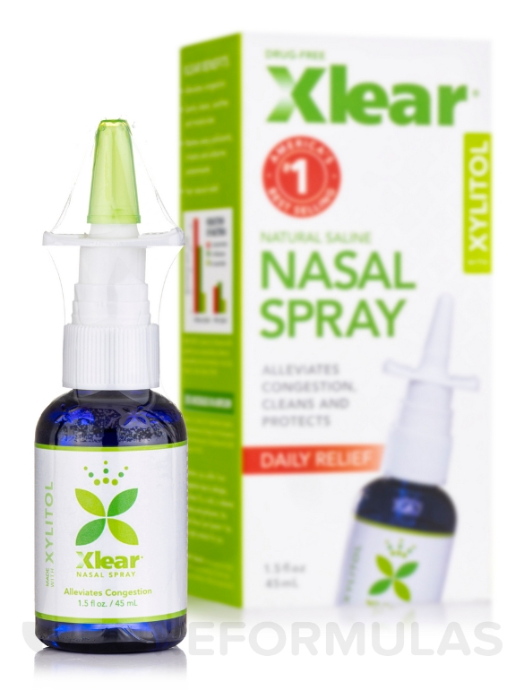 Xlear® Natural Saline Nasal Spray - Daily Relief - 1.5 fl. oz (45 ml) - Alternate View 1