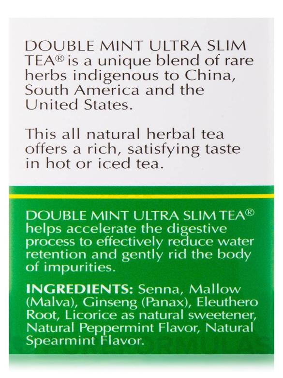 Ultra Slim Tea® Double Mint - 24 Tea Bags (1.69 oz / 48 Grams) - Alternate View 7