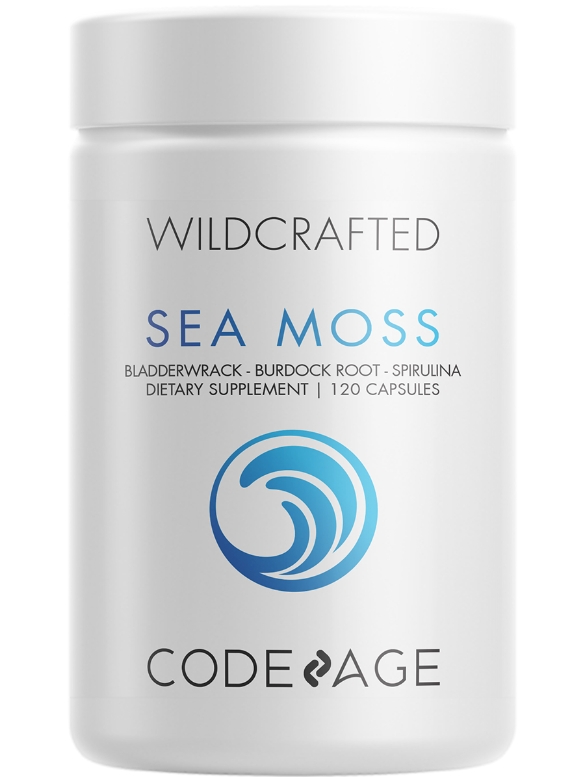 Codeage Wildcrafted Sea Moss - 120 Capsules