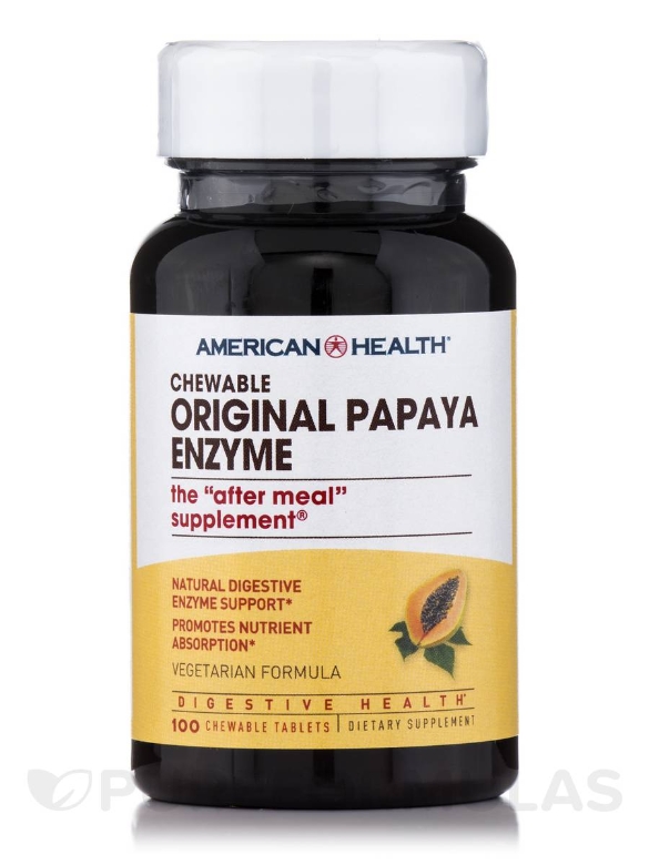 Original Papaya Enzyme - 100 Chewable Tablets