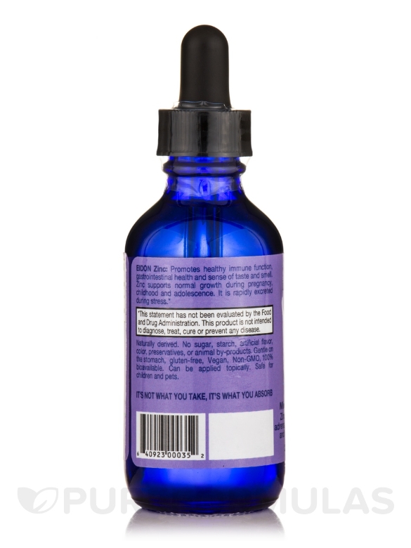 Liquid Zinc - 2 oz (60 ml) Concentrate (Glass Bottle) - Alternate View 2