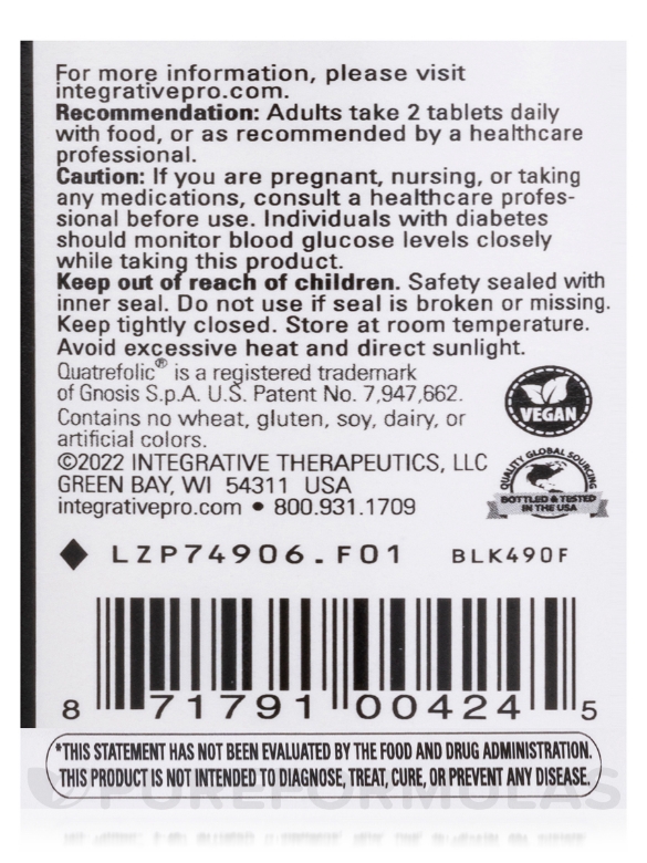 Glycemic Manager™ - 60 Tablets - Alternate View 4