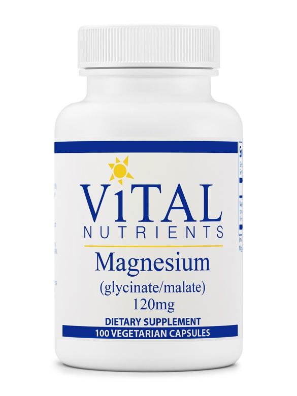 Magnesium (Glycinate/Malate) 120 mg - 100 Capsules