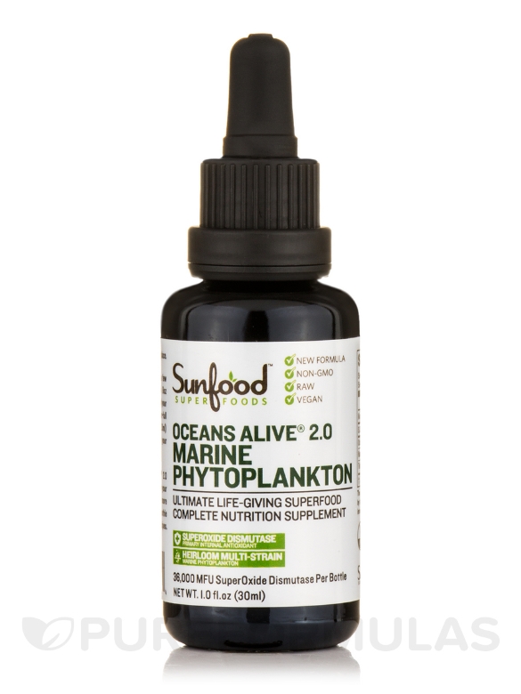 Oceans Alive® 2.0 Marine Phytoplankton - 1 fl. oz (29.5 ml) - Alternate View 6