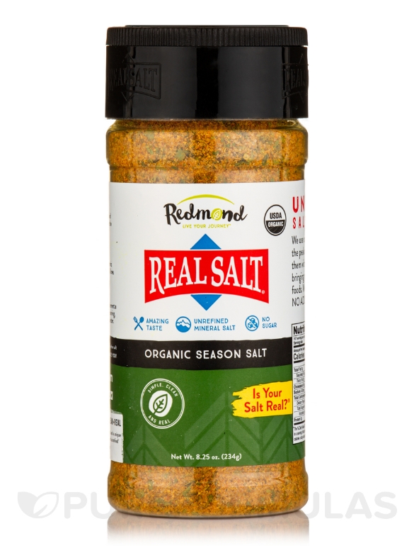 Real Salt - Organic Season Salt - 8.25 oz (234 Grams)