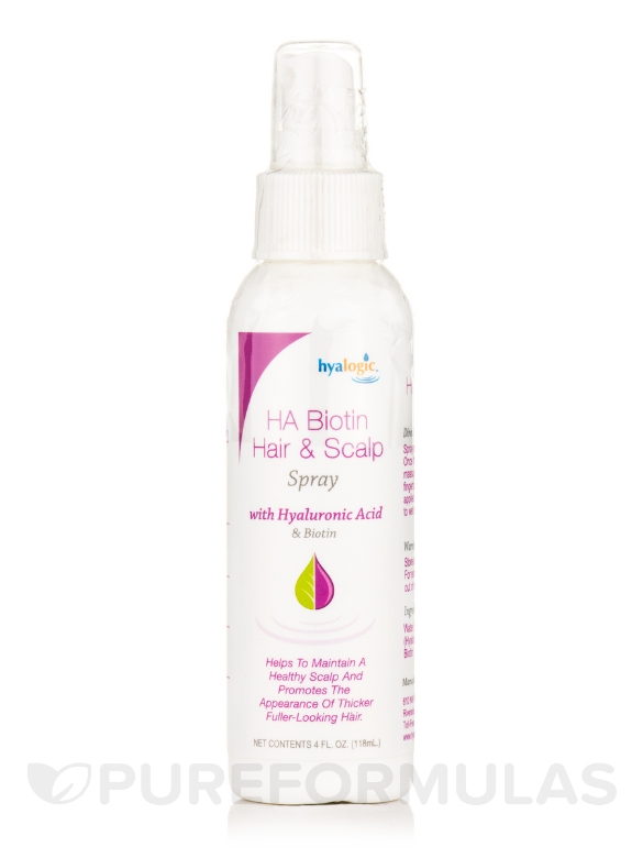 HA Biotin Hair & Scalp Spray (Hyaluronic Acid & Biotin) - 4 fl. oz (118 ml) - Alternate View 7