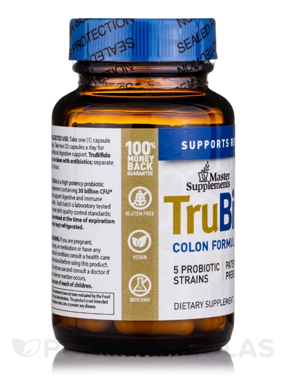 TruBifido® Colon Formula Probiotic - 30 Capsules - Alternate View 4