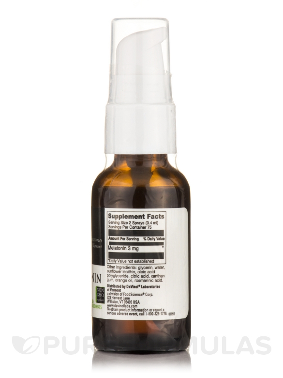 Melatonin Spray (Liposomal) - 1 fl. oz (30 ml) - Alternate View 1