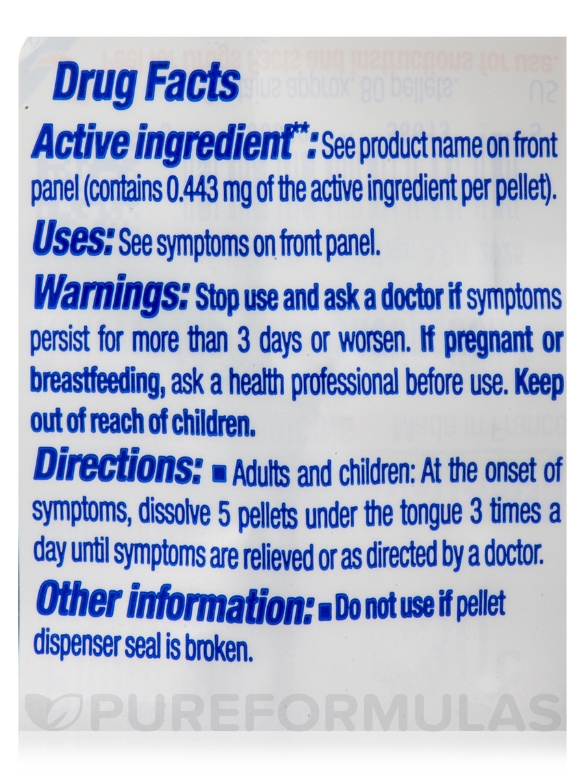 Symphytum officinale 200ck - 1 Tube (approx. 80 pellets) - Alternate View 8