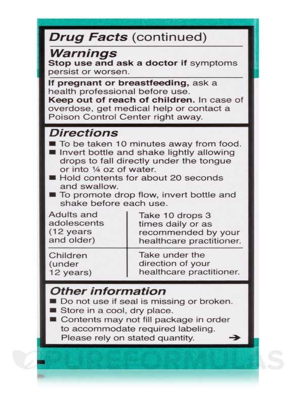 Chelidonium Plex - 1 fl. oz (30 ml) - Alternate View 8