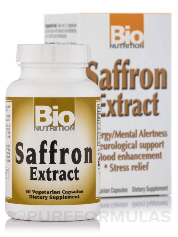 Saffron Extract - 50 Vegetarian Capsules